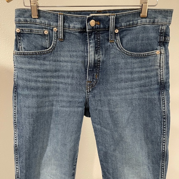 Madwell Cali Demi-Boot Jeans in Comfort Stretch Raw Hem Size 30 - Picture 4 of 16